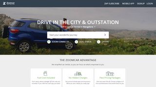 
                            2. Zoomcar Bangalore | Self-Drive Car Rental in Bangalore ...