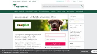 
                            6. zooplus.co.uk - My Petshop Discount Codes, Cashback & Vouchers ...