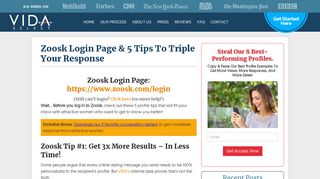 
                            2. Zoosk Login Page & 5 Tips To Triple Your Response