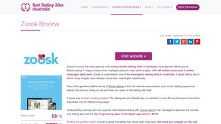 
                            5. Zoosk review: Prices & Zoosk search | Dating sites Australia
