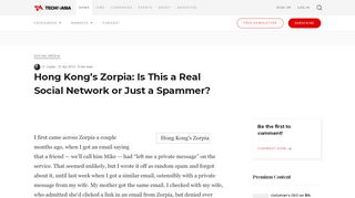 
                            6. Zorpia: A Real Social Network or Just a Spammer?