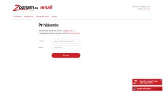 
                            1. Zoznam Email – Plnohodnotný slovenský freemail