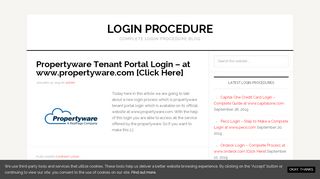 
                            8. Zpm management tenant portal | Login Procedure