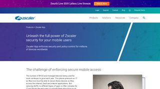 
                            1. Zscaler App - Cloud-based Mobile Security