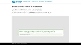 
                            4. Zscaler Cloud Security: My IP Address