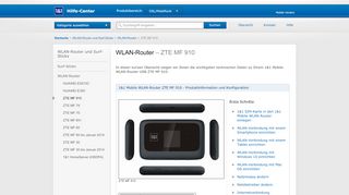 
                            4. ZTE MF 910 - 1&1 Hilfe Center