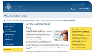 
                            9. Zugang und Bewerbung - Otto-Friedrich-Universität Bamberg