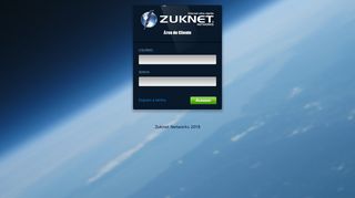 
                            5. ZUKNET NETWORKS - ÁREA DO CLIENTE - LOGIN