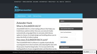 
                            3. Zulander Hack | EZDiscounter
