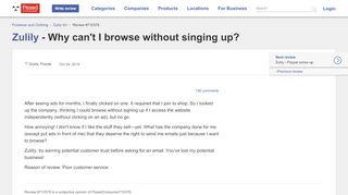 
                            2. Zulily - Why can't I browse without singing up? - Pissed ...