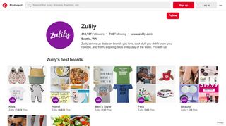 
                            6. Zulily (zulily) on Pinterest