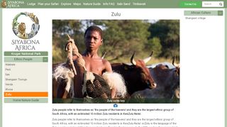 
                            9. Zulu | African Culture - Kruger National Park