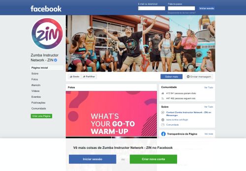 
                            6. Zumba Instructor Network - ZIN - Página inicial | Facebook