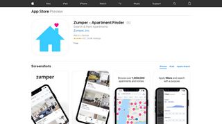 
                            5. ‎Zumper - Apartment Finder on the App Store