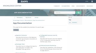 
                            8. Zuora Connect Apps - Zuora