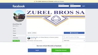 
                            2. Zurel Bros SA - Posts | Facebook