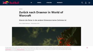 
                            7. Zurück nach Draenor in World of Warcraft - Red Bull
