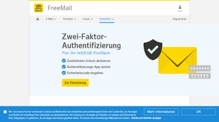 
                            1. Zwei-Faktor-Authentifizierung – sicher & zuverlässig | WEB.DE