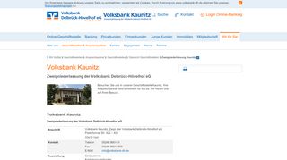 
                            1. Zweigniederlassung Kaunitz - Volksbank Delbrück …