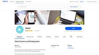 
                            7. Zwerl Careers and Employment | Indeed.com