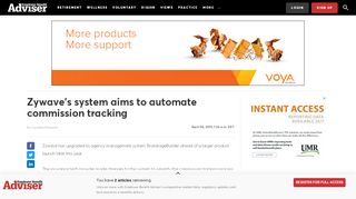 
                            8. Zywave system aims to automate commission tracking ...