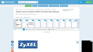 
                            9. ZYXEL COMMUNICATIONS NWA1123-ACV2 …