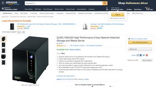 
                            4. ZyXEL NSA320 High Performance 2-bay ... - Amazon.com