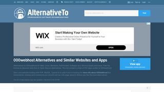 
                            13. 000webhost Alternatives and Similar Websites and Apps ...