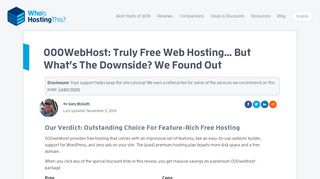 
                            7. 000WebHost: Free Web Hosting, But At What Cost? See What 185 ...