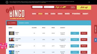 
                            13. 001Bingo | Play Bingo FREE or get a starting bonus