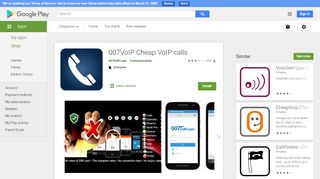 
                            8. 007VoIP Cheap VoIP calls - Apps on Google Play