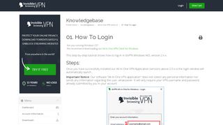 
                            2. 01. How To Login - ibVPN