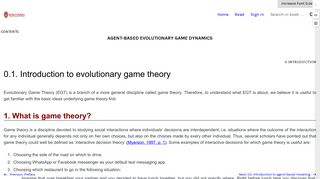 
                            9. 0.1. Introduction to evolutionary game theory – Agent-Based ...