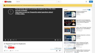 
                            9. 01 Register & Login for Singleusers - YouTube