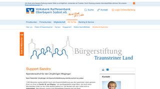 
                            7. 01.02.2019 – Support Sandro - Volksbank Raiffeisenbank Oberbayern ...