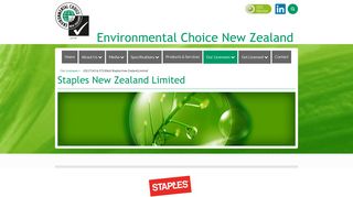 
                            12. (0117143 & 3710066) Staples New Zealand Limited | Environmental ...