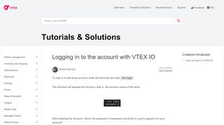 
                            5. 0.2. Fazer login na conta da loja com o VTEX IO - VTEX Help Center