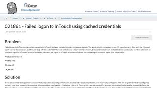 
                            2. 021861 - Failed logon to InTouch using cached credentials - InSource ...
