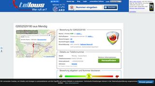 
                            9. 02652529180 bei tellows | 17 Kommentare (14 negativ) für VOP ...