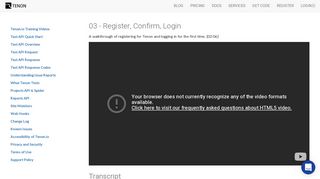 
                            5. 03 - Register, Confirm, Login - Tenon.io