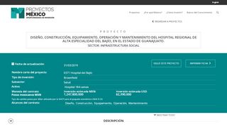 
                            3. 0371 Hospital del Bajío – Proyectos México