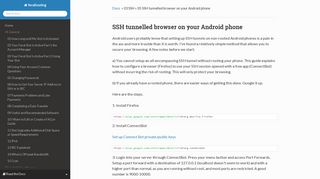 
                            3. 05 SSH tunnelled browser on your Android phone - feralhosting