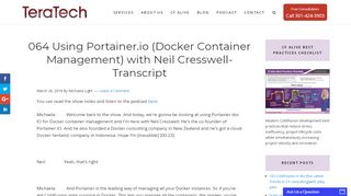 
                            10. 064 Using Portainer.io (Docker Container Management) with Neil ...