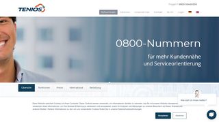 
                            13. 0800 Freephone - Die Servicenummer für Ihre Kundenhotline - TENIOS