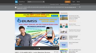 
                            6. 0857 1219 4466 (M3), Login Member Bumss, Aplikasi Bumss