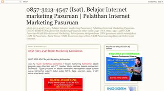 
                            11. 0857-3213-4547 Rejeki Marketing Kalimantan - Belajar Internet ...