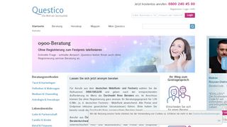 
                            10. 0900- und 0901- Beratung | Questico.de