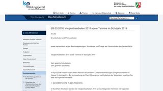 
                            6. [09.03.2018] Vergleichsarbeiten 2018 sowie Termine im Schuljahr ...