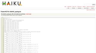 
                            4. 0x0416_syslog.txt on Ticket #12714 – Attachment – Haiku