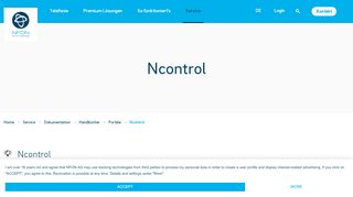 
                            3. 1. Anmeldung, Handbuch Ncontrol, Ncontrol, Portale ... - mynfon.com